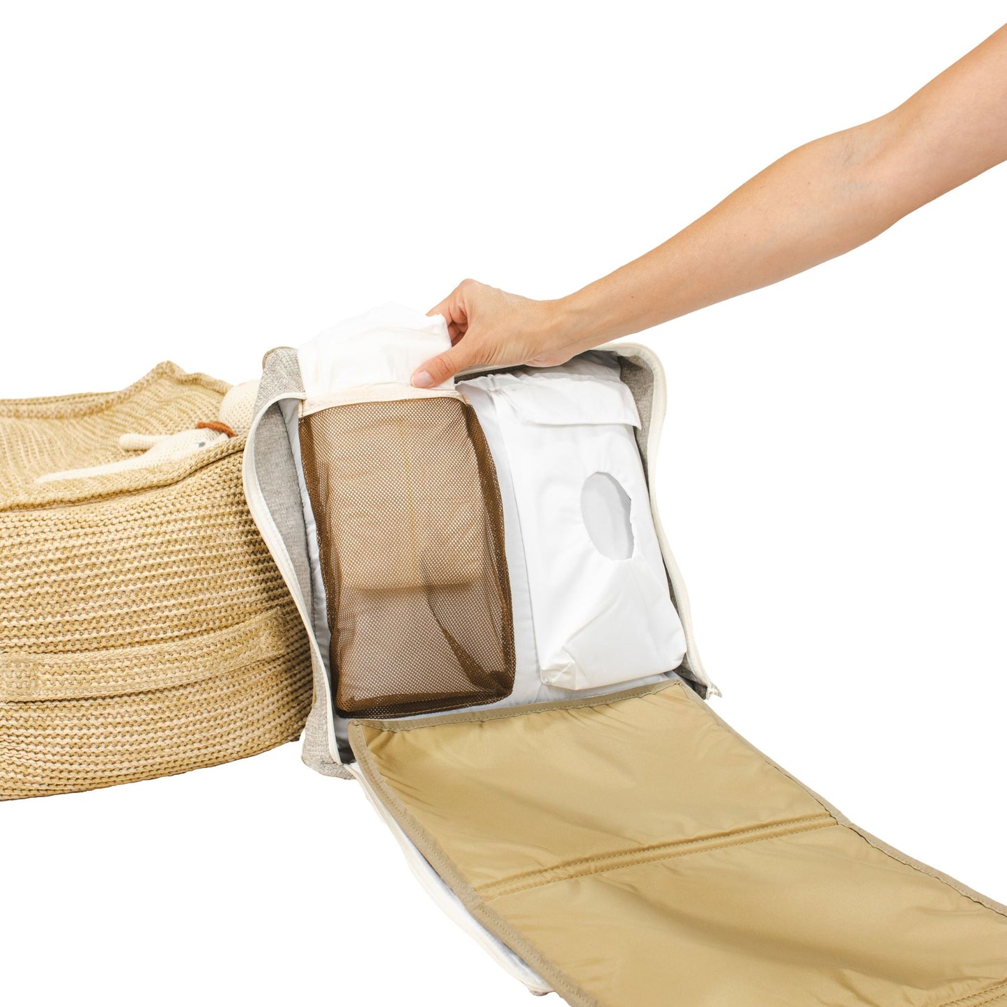 The Change-A-Roo | Concealed Changing Station Pillow