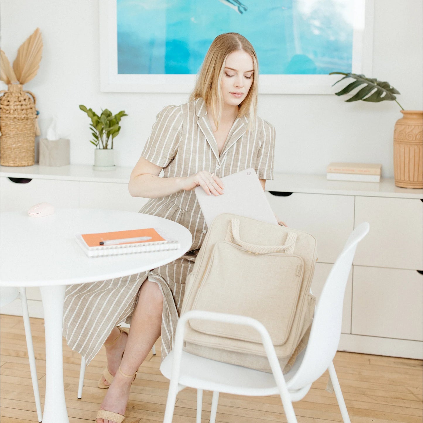 SoYoung Ecru All-Day Backpack