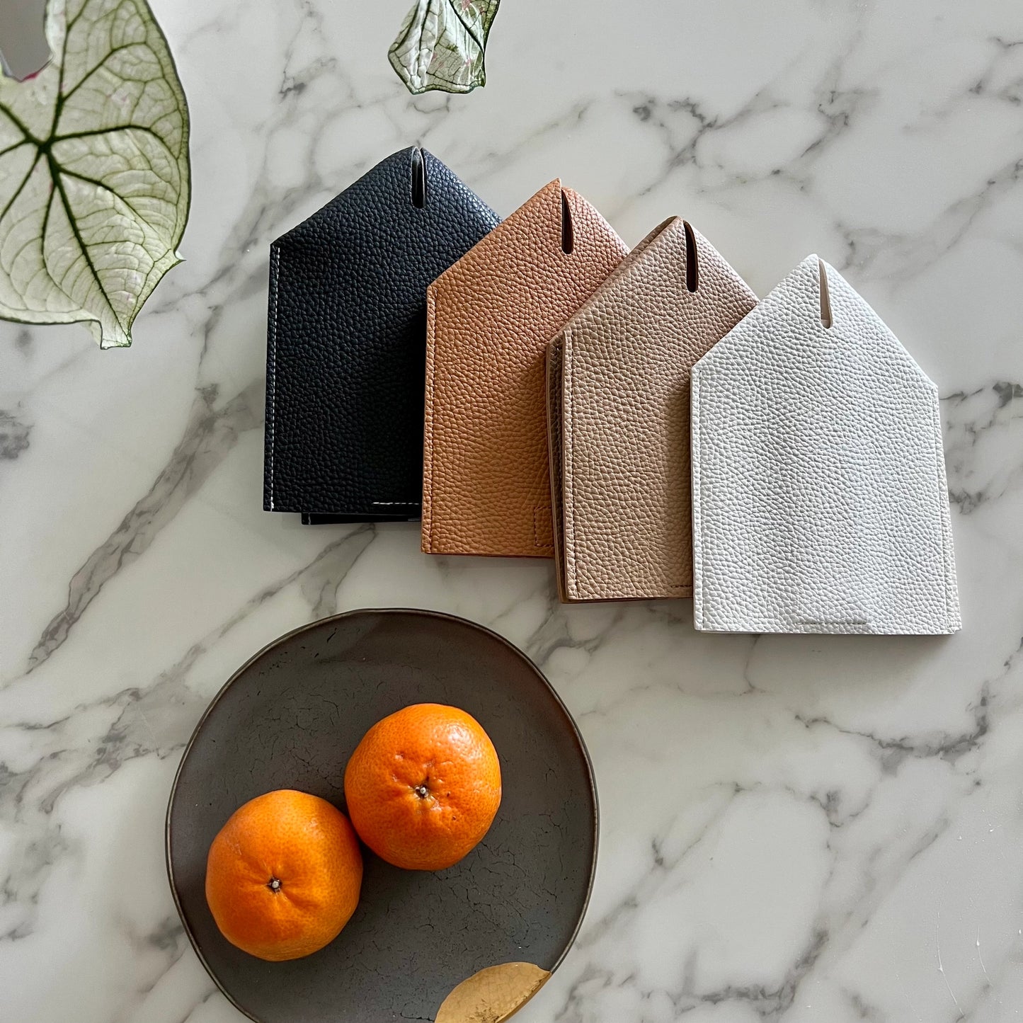 Vegan Leather Tissue Box Cover