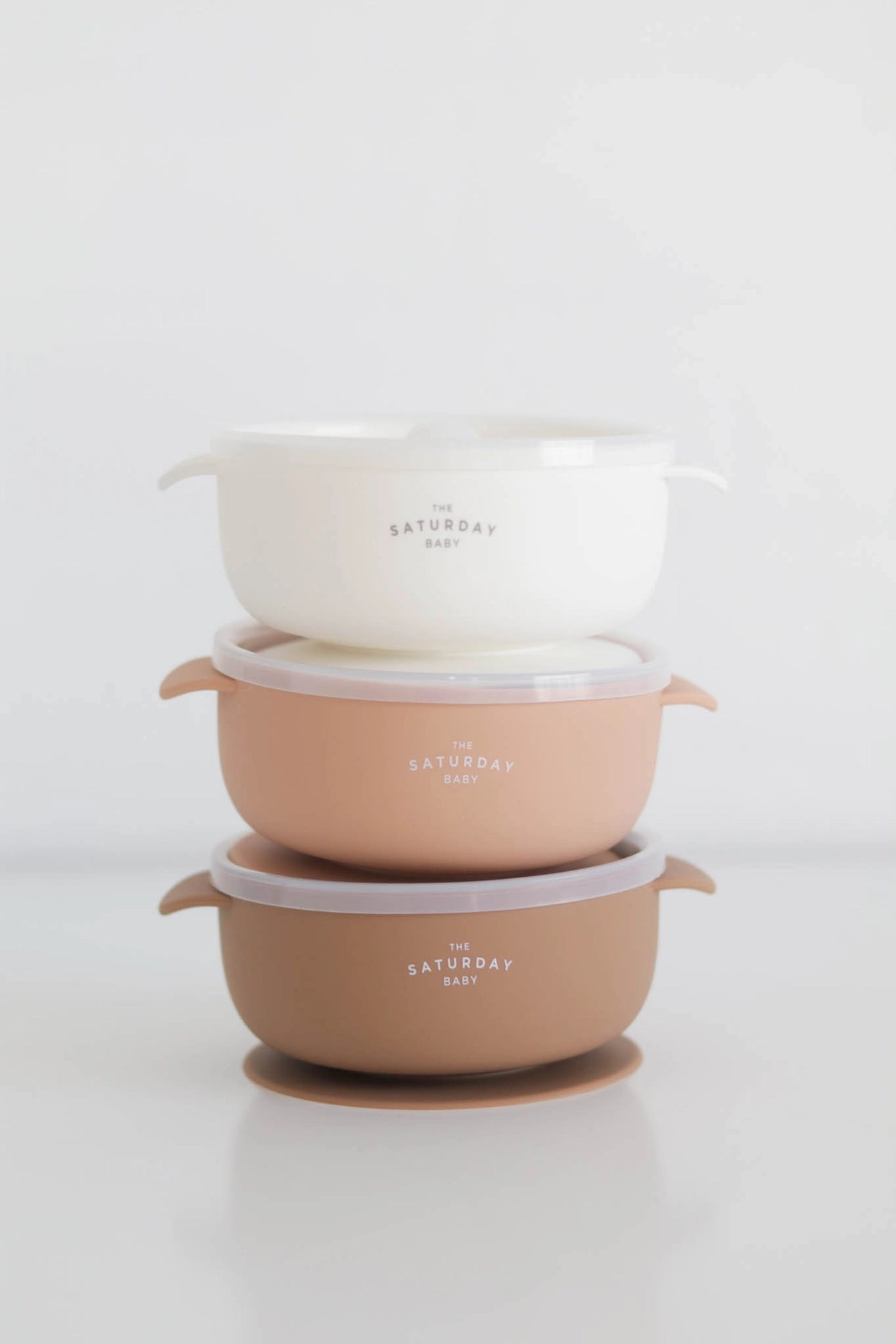 The Saturday Baby Suction Bowl with Lid