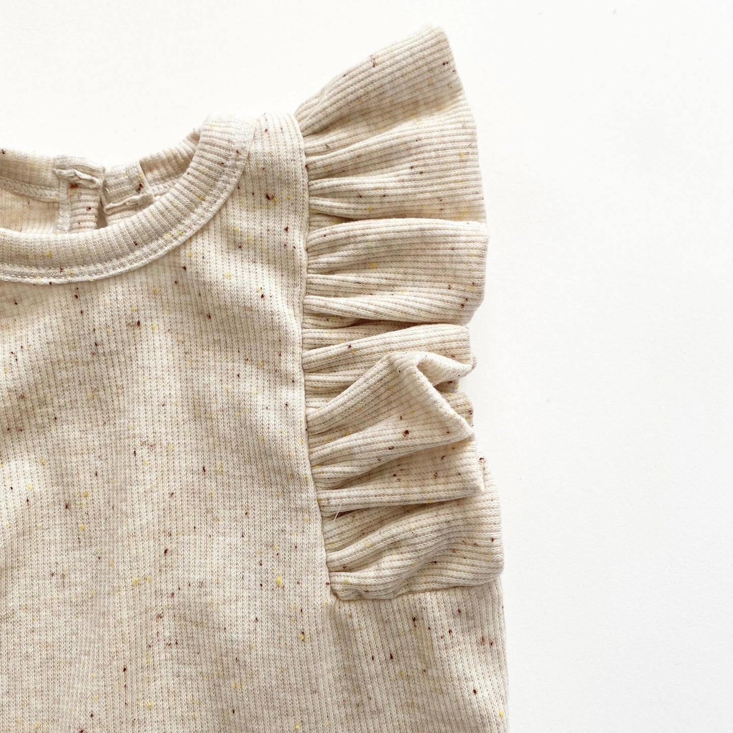 Clover and Bear Ruffle Bodysuit