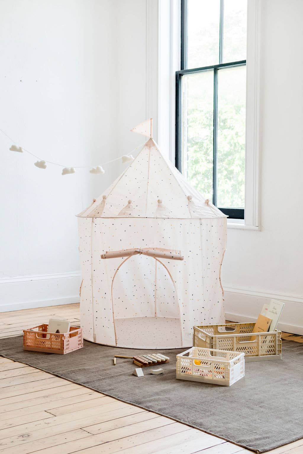 3 Sprouts Recycled Fabric Play Tent Castle