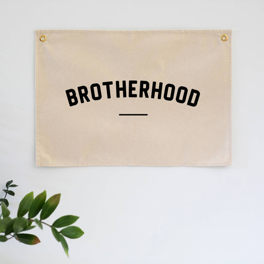 Brotherhood Modern Canvas Banner