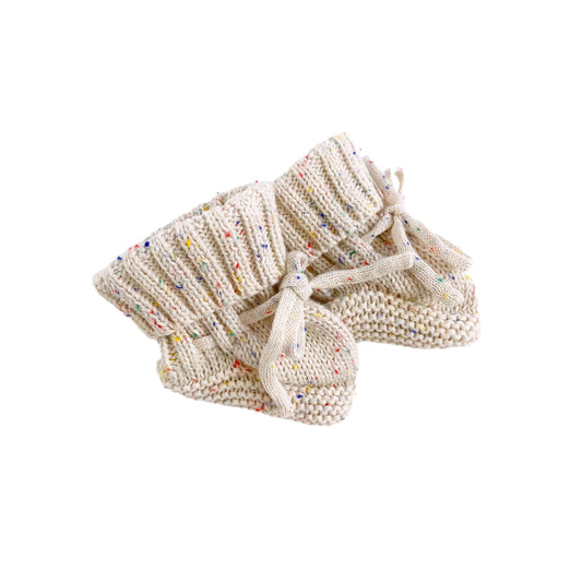 Clover and Bear Knit Booties