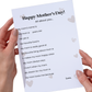Mother's Day Questionnaire
